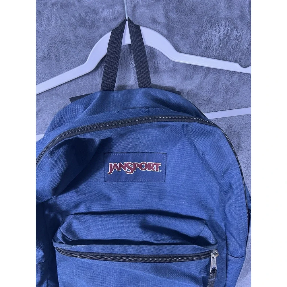 JanSport SuperBreak Navy Blue Backpack School Bag JS00T501 Classic 25L